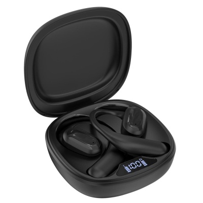 Навушники Choetech Open-ear з LED дисплеєм Black (BH-T25-BK)