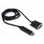 Кабель мультимедийный Display Port to DVI 18+1pin, 2.0m Viewcon (VD 120-1,8м.)