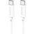 Дата кабель USB-C to USB-C 1.0m USB 2.0 Choetech (CC0002-WH)