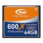 Карта памяти Team 64GB Compact Flash 600x (TCF64G60001)