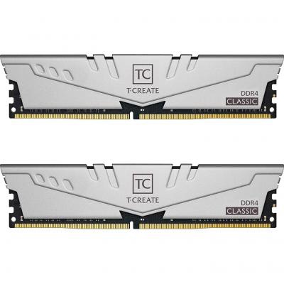Модуль памяти для компьютера DDR4 16GB (2x8GB) 3200 MHz T-Create Classic 10L Gray Team (TTCCD416G3200HC22DC01)