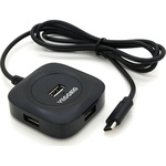 Концентратор VEGGIEG USB-C 4xUSB 2.0 0.2m black (YT-TC-V-C240)