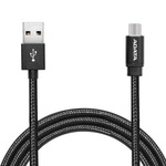 Дата кабель ADATA USB 2.0 AM to Micro 5P 2.0m Black (AMUCAL-200CMK-CBK)