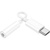 Перехідник USB-C M to 3.5mm F LS35 white HOCO (6931474790767)