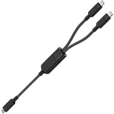 Дата кабель USB 2.0 USB-C 2in1 0.8m + sub 0.4m, 100W, C5-11 Acefast (6974316280149)