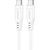 Дата кабель USB-C to USB-C 1.2m 3A TPE C3-03 White Acefast (6974316280859)