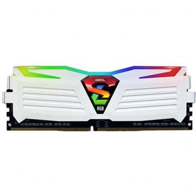 Модуль памяти для компьютера DDR4 8GB (2x4GB) 2400 MHz Super Luce RGB Sync White H GEIL (GLWS48GB2400C16DC)