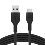 Дата кабель USB 2.0 AM to Type-C 3.0m 15W Black Belkin (CAB008BT3MBK)
