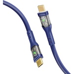 Дата кабель USB-C to USB-C transline-cc200.navy Promate (transline-cc200.navy)