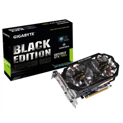 Видеокарта GIGABYTE GeForce GTX750 Ti 2048Mb WF2 BLACK EDITION (GV-N75TWF2BK-2GI)