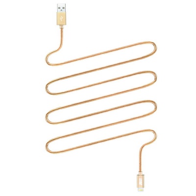 Дата кабель JUST Copper Lightning USB Cable 0,5M Gold (LGTNG-CPR05-GLD)