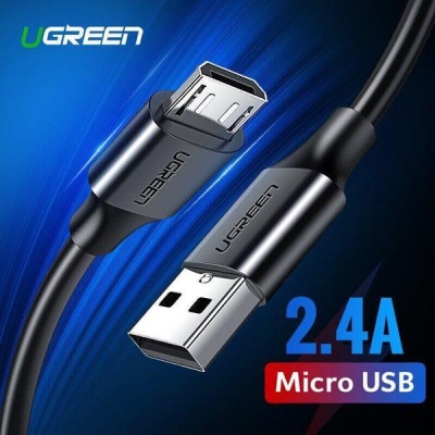 Дата кабель USB 2.0 AM to Micro 5P 1.5m US289 (Black) Ugreen (60137)