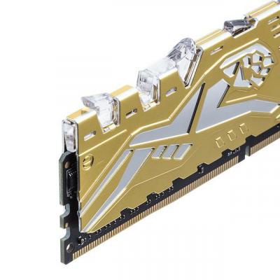 Модуль памяти для компьютера DDR4 16GB (2x8GB) 3000 MHz Panther Rage RGB Silver-Golden Apacer (EK.16G2Z.GJMK2)