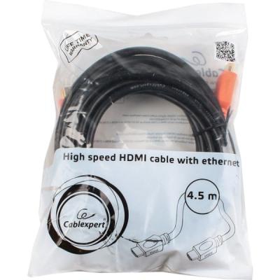 Кабель мультимедійний HDMI to HDMI 4.5m Cablexpert (CC-HDMI4L-15)