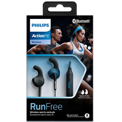 Наушники PHILIPS SHQ6500 ActionFit Blue Wireless (SHQ6500BL/00)