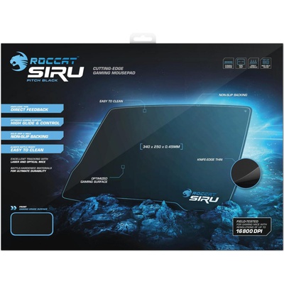 Коврик Roccat Siru - Pitch Black Desk Fitting Gaming Mousepad (ROC-13-070)
