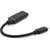 Перехідник USB-C to HDMI F 0.1m 4K black Voltronic (YT-C-Type-C(M)/HDMI(F)Bk)