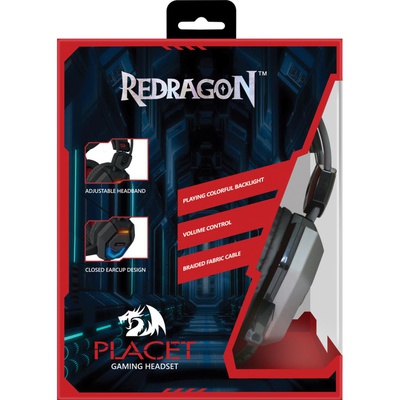 Наушники Redragon Placet Red-Black (64203)