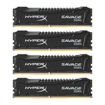 Модуль памяти для компьютера DDR4 64GB (4x16GB) 2666 MHz HyperX Savage BLACK Kingston (HX426C15SBK4/64)