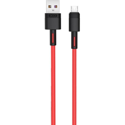 Дата кабель USB 2.0 AM to Micro 5P 1.0m 5A red XO (NB166-M-1-RD)