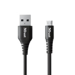 Дата кабель USB 2.0 AM to Micro 5P 1.0m NDURA black Trust (23567_TRUST)