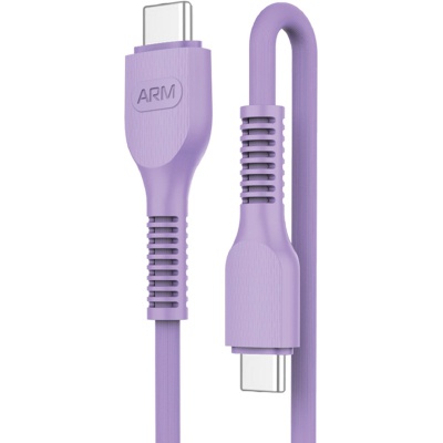 Дата кабель USB-C to USB-C 1.0m AR88 3A purple Armorstandart (ARM65291)