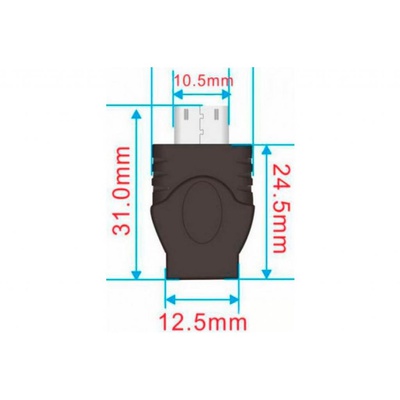 Переходник miniHDMI plug - microHDMI socket Prolink (PB012)