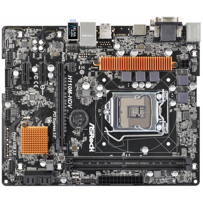 Материнская плата ASRock H110M-HDV