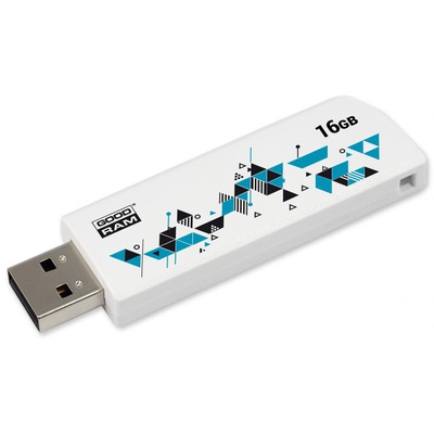 USB флеш накопитель Goodram 16GB Cl!ck White USB 2.0 (UCL2-0160W0R11)
