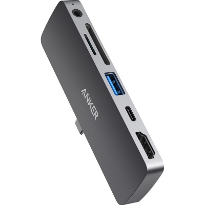 Концентратор Anker PowerExpand Direct 6-in-1 USB-C PD Media Hub (Gray) (A83620A1)