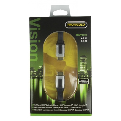 Кабель мультимедийный HDMI to HDMI 2.0m Bandridge (PROV1602)