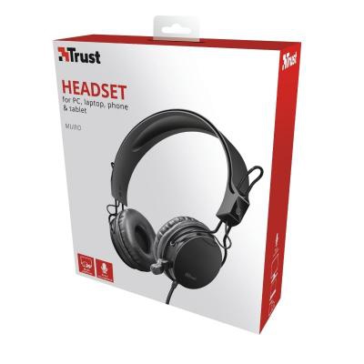 Наушники Trust Muro All-round 3.5mm BLACK (23107)