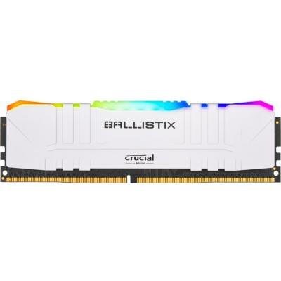 Модуль памяти для компьютера DDR4 8GB 3200 MHz Ballistix White RGB Micron (BL8G32C16U4WL)