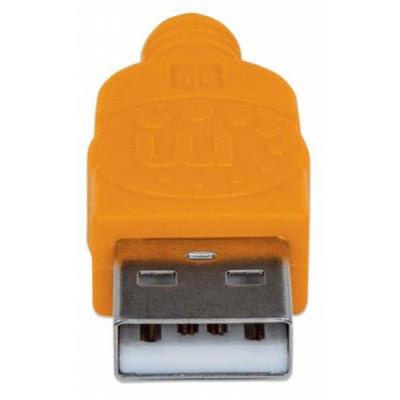 Дата кабель USB 2.0 AM to Micro 5P 1.8m Manhattan (352727)