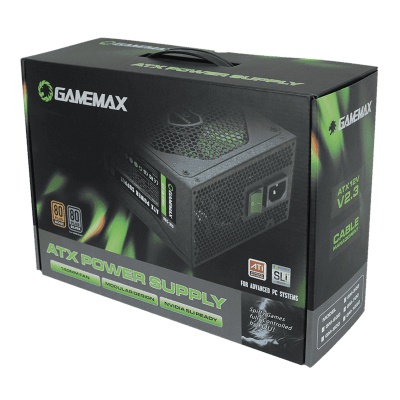 Блок живлення Gamemax GM-500 80+ APFC Black