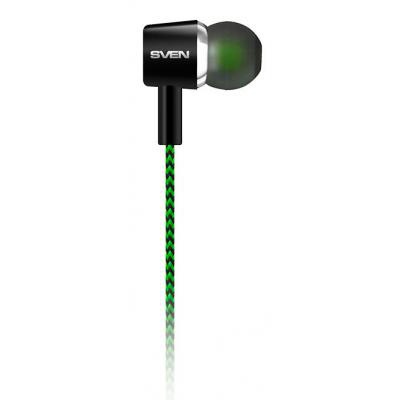 Наушники Sven E-107 black-green