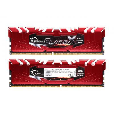 Модуль памяти для компьютера DDR4 16GB (2x8GB) 2400 MHz Flare X Red G.Skill (F4-2400C15D-16GFXR)