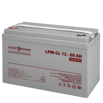 Батарея к ИБП LogicPower LPM-GL 12В 80Ач (15267)