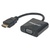 Переходник HDMI M to VGA F (without audio) Manhattan Intracom (151467)