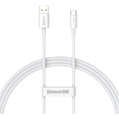Дата кабель USB 2.0 AM to USB-C 1.0m Superior Fast Charging 60W white Baseus (CAYS000902)