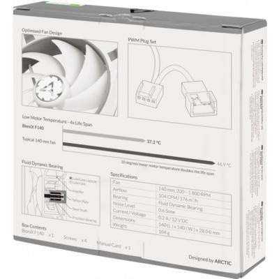 Кулер до корпусу Arctic BioniX F140 Grey/White (ACFAN00162A)