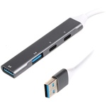 Концентратор Maxxter USB 3.0 to 1xUSB 3.0 + 1xUSB 2.0 + 2xUSB-C (HU3A-4P-03)