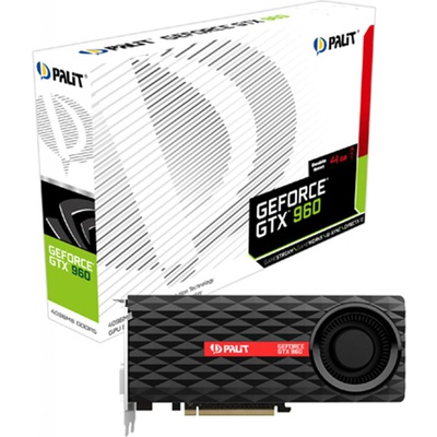 Видеокарта GeForce GTX960 4096Mb PALIT (NE5X960010G1-2061F)