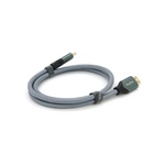 Кабель мультимедійний HDMI M to HDMI M 1.0m 8K silver VEGGIEG (YT-HDMI(M)/(M)V-H401/40356)