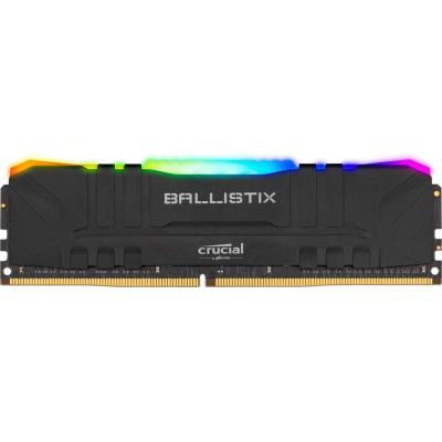 Модуль памяти для компьютера DDR4 32GB 3200 MHz Ballistix Black RGB Micron (BL32G32C16U4BL)