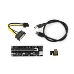 Райзер PCI-E x1 to 16x 60cm USB 3.0 Cable SATA to 6Pin Power v.006C Vinga (PCI-E)