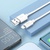 Дата кабель USB 2.0 AM to Lightning 1.0m Magic silicone X87 white HOCO (6931474783202)