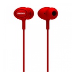 Наушники HF RM-515 Red (mic + button call answering) Remax (42264)