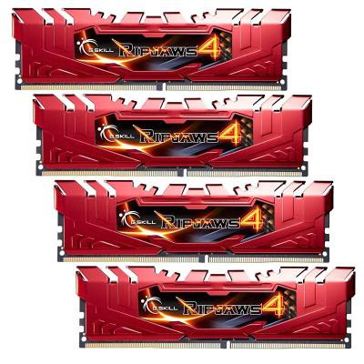Модуль памяти DDR-3 32GB (4x8GB) 2400 MHz Ripjaws 4 G.Skill (F4-2400C15Q-32GRR)