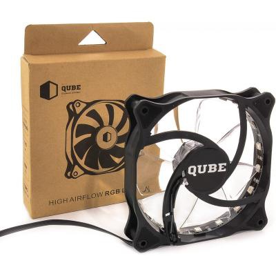 Кулер для корпуса Qube QB-RGB-120-18